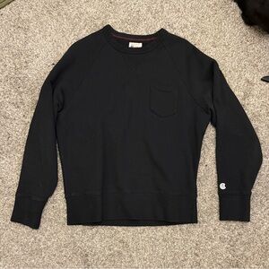 Todd Snyder x Champion Midweight Pocket Sweatshirt Black Medium